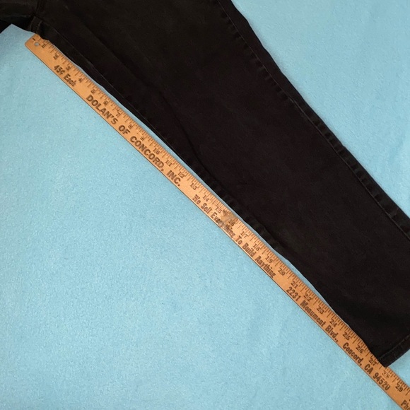 GLORIA VANDERBILT Amanda denim 5 pocket stretchy jeans black size 10 short - Picture 8 of 11